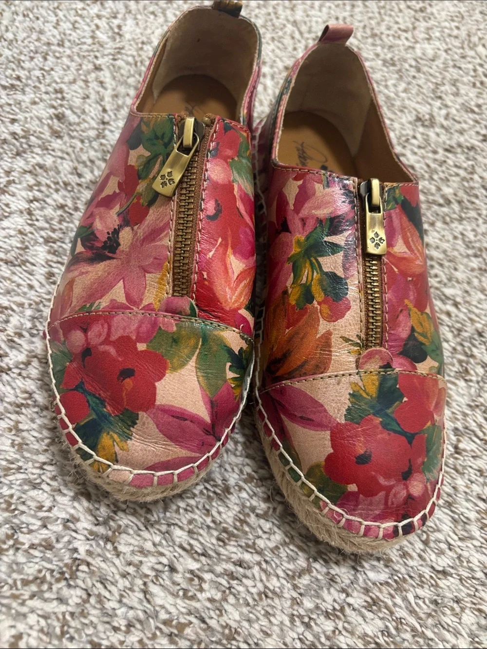 Patricia Nash floral leather shoes 8.5